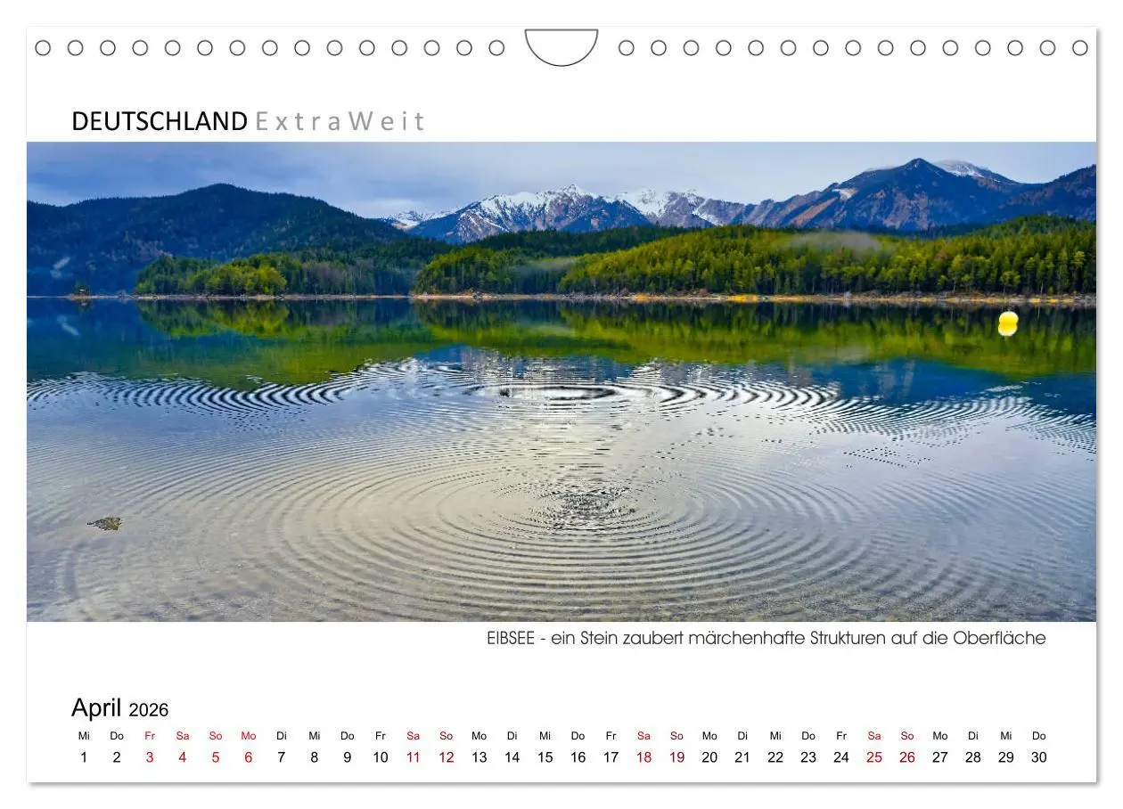Bild: 9783457789384 | Weißblaue Impressionen vom Eibsee (Wandkalender 2026 DIN A4 quer),...