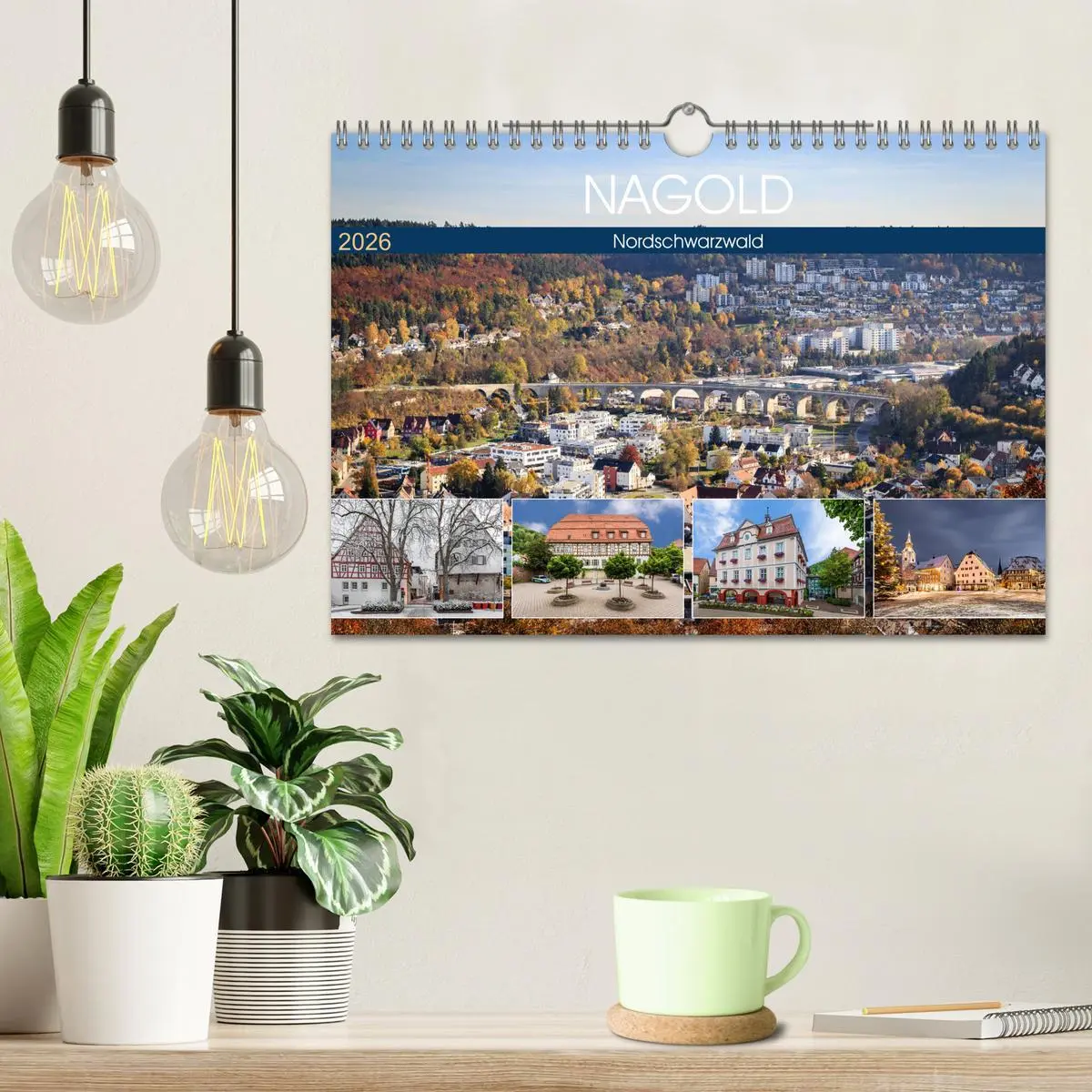Bild: 9783457859384 | Nagold (Wandkalender 2026 DIN A4 quer), CALVENDO Monatskalender | 2026
