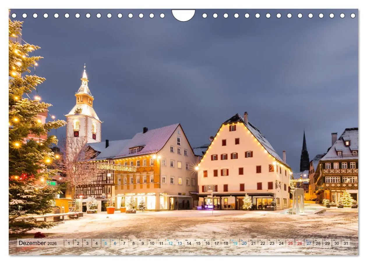 Bild: 9783457859384 | Nagold (Wandkalender 2026 DIN A4 quer), CALVENDO Monatskalender | 2026