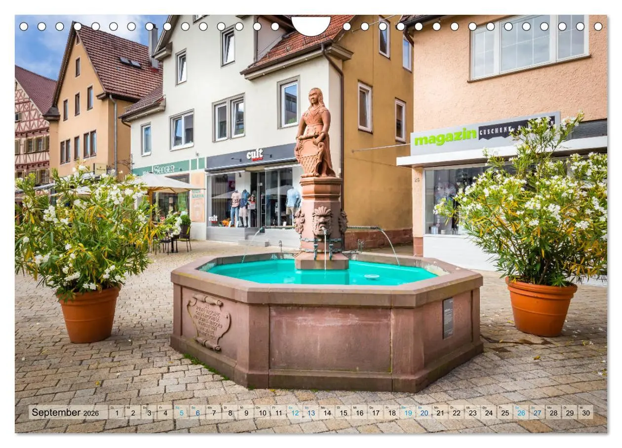 Bild: 9783457859384 | Nagold (Wandkalender 2026 DIN A4 quer), CALVENDO Monatskalender | 2026