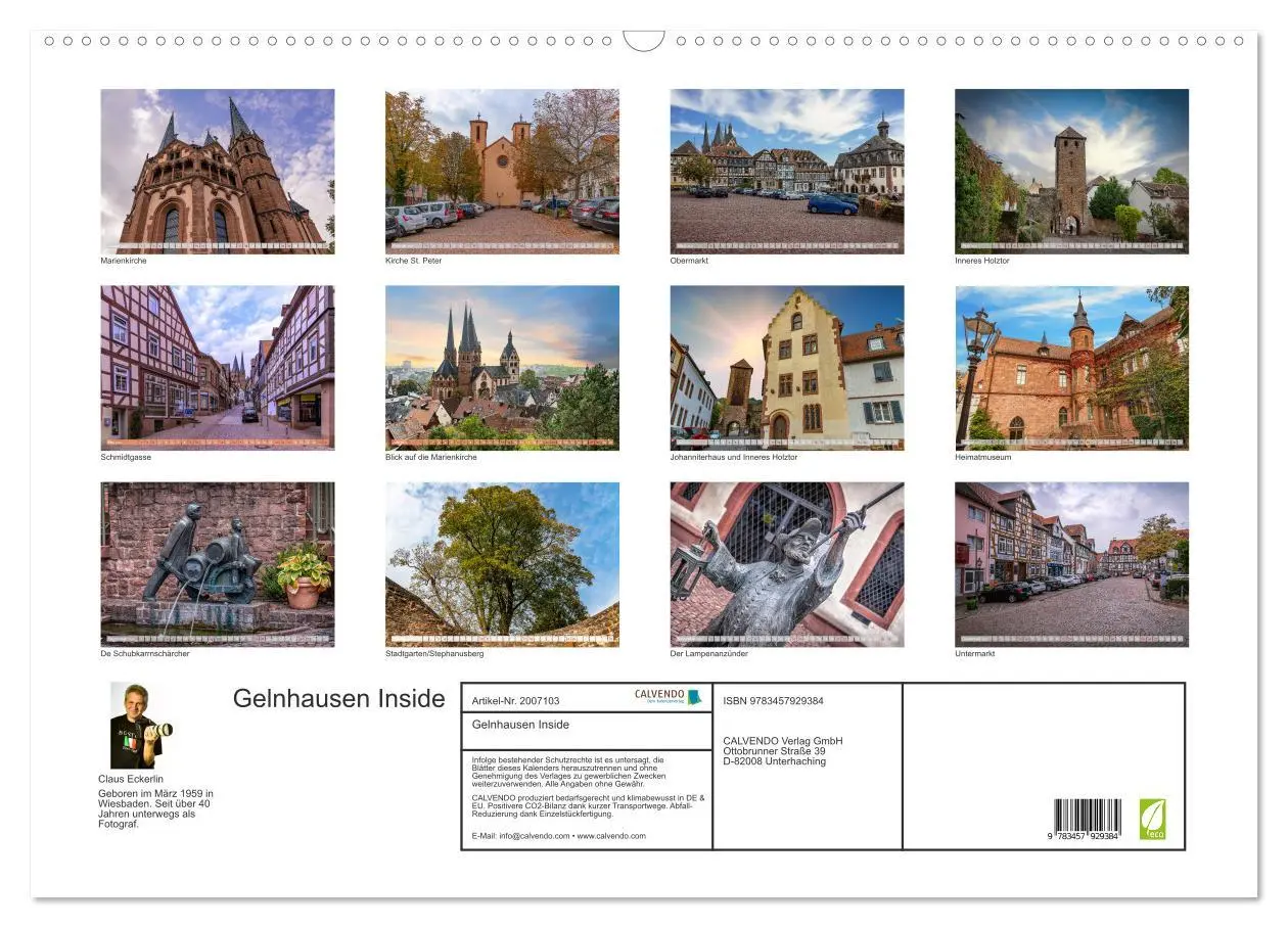 Bild: 9783457929384 | Gelnhausen Inside (Wandkalender 2026 DIN A2 quer), CALVENDO...