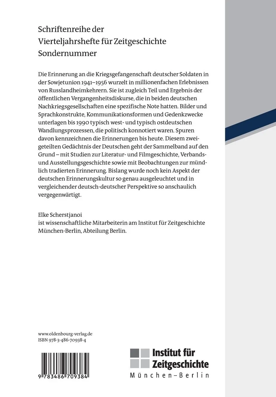 Rückseite: 9783486709384 | Russlandheimkehrer | Elke Scherstjanoi | Taschenbuch | ISSN | VI