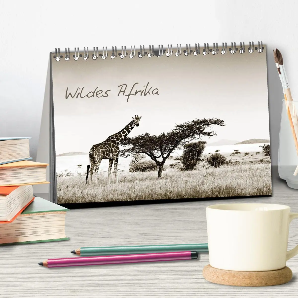 Bild: 9783516189384 | Wildes Afrika (Tischkalender 2026 DIN A5 quer), CALVENDO...