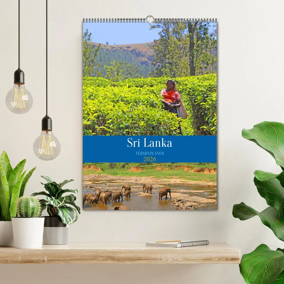 Bild: 9783516329384 | Sri Lanka - Terminplaner (Wandkalender 2026 DIN A2 hoch), CALVENDO...