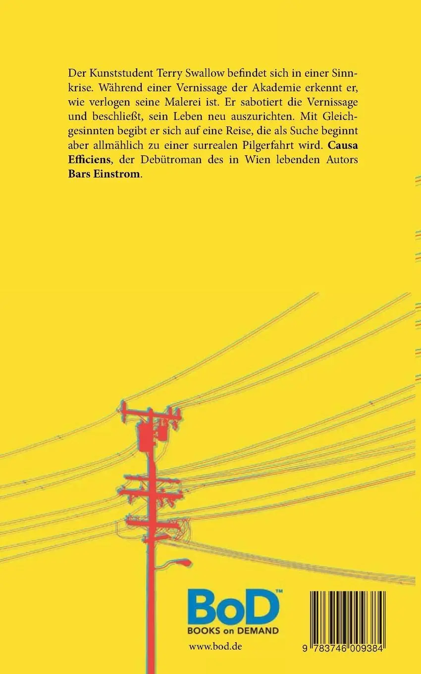 Rückseite: 9783746009384 | Causa efficiens | Protokoll einer surrealen Pilgerfahrt | Einstrom
