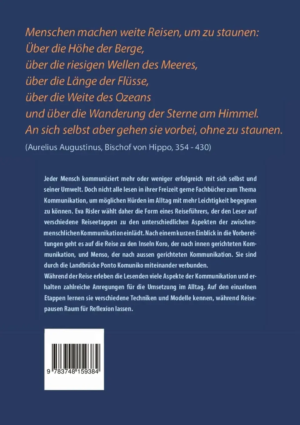 Rückseite: 9783748159384 | Inspiration Kommunikation | Eva Kleiner | Taschenbuch | 184 S. | 2019