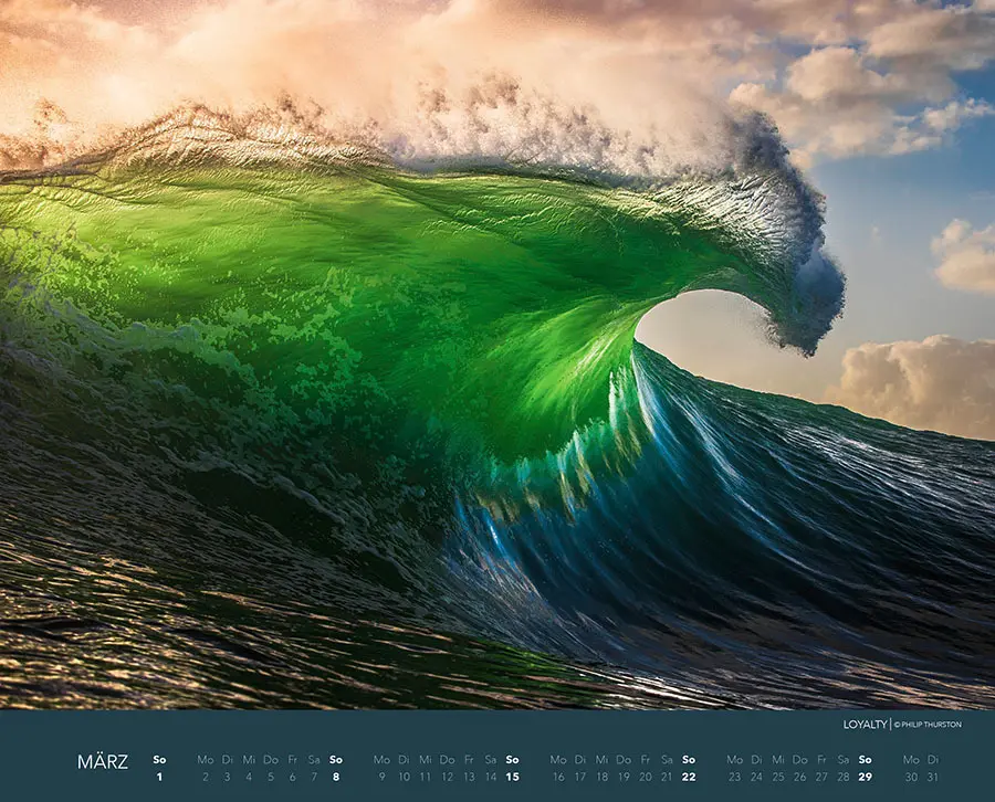 Bild: 9783966649384 | Wellen Kalender 2026: Meeres- und Wasser-Fotografie XXL Premium...