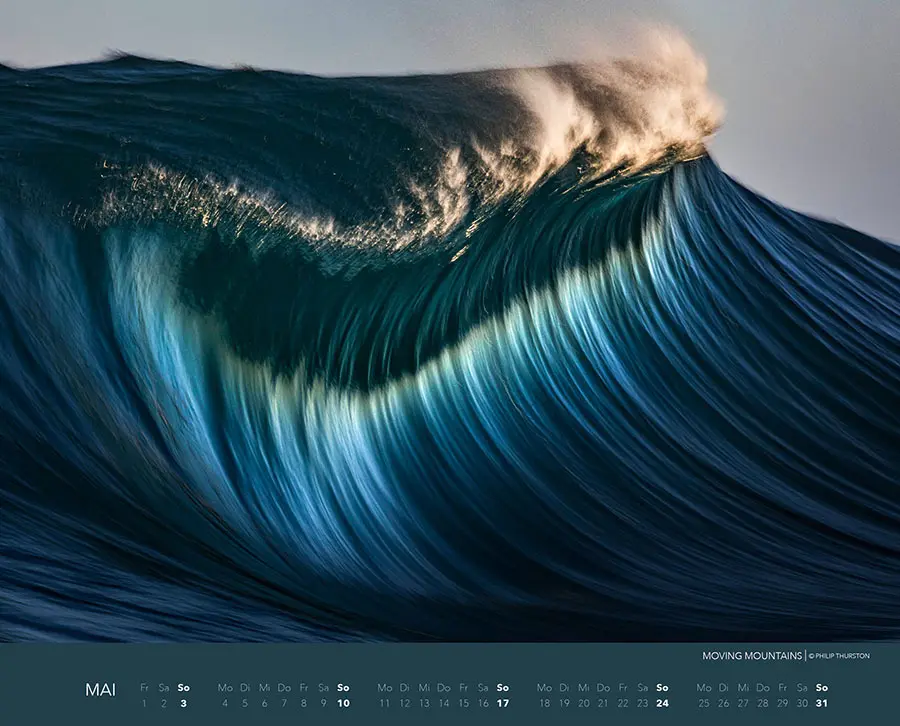 Bild: 9783966649384 | Wellen Kalender 2026: Meeres- und Wasser-Fotografie XXL Premium...