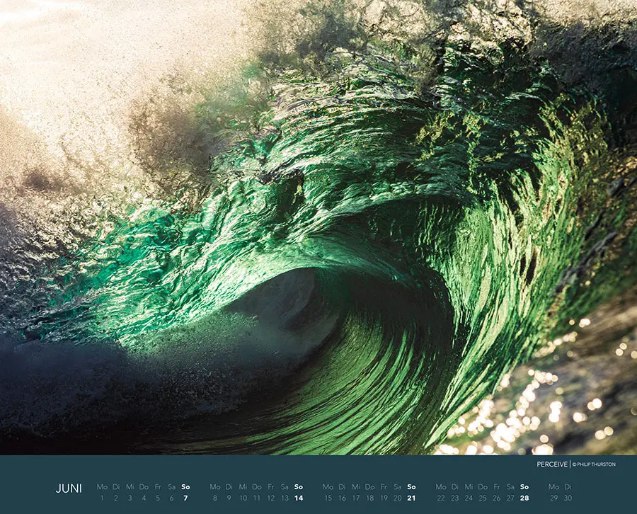 Bild: 9783966649384 | Wellen Kalender 2026: Meeres- und Wasser-Fotografie XXL Premium...