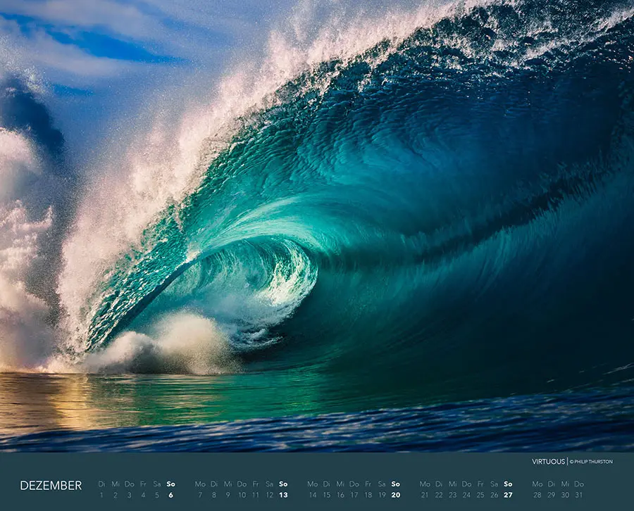 Bild: 9783966649384 | Wellen Kalender 2026: Meeres- und Wasser-Fotografie XXL Premium...