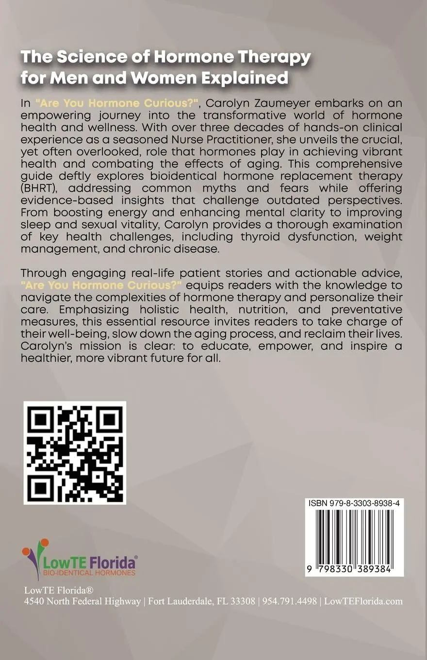Rückseite: 9798330389384 | Are you Hormone Curious? | Carolyn Zaumeyer MSN APRN | Taschenbuch