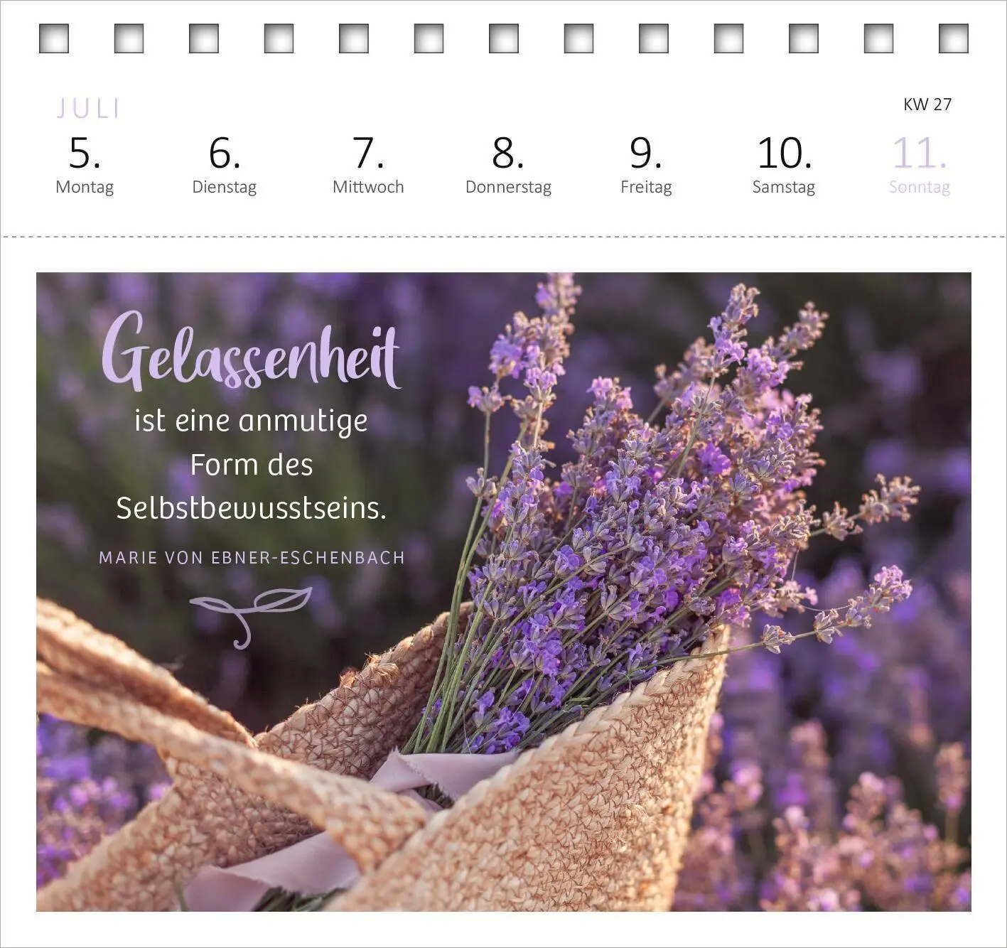 Bild: 4014489139584 | Postkartenkalender 365 Tage Gelassenheit 2027 | Kalender | 108 S.