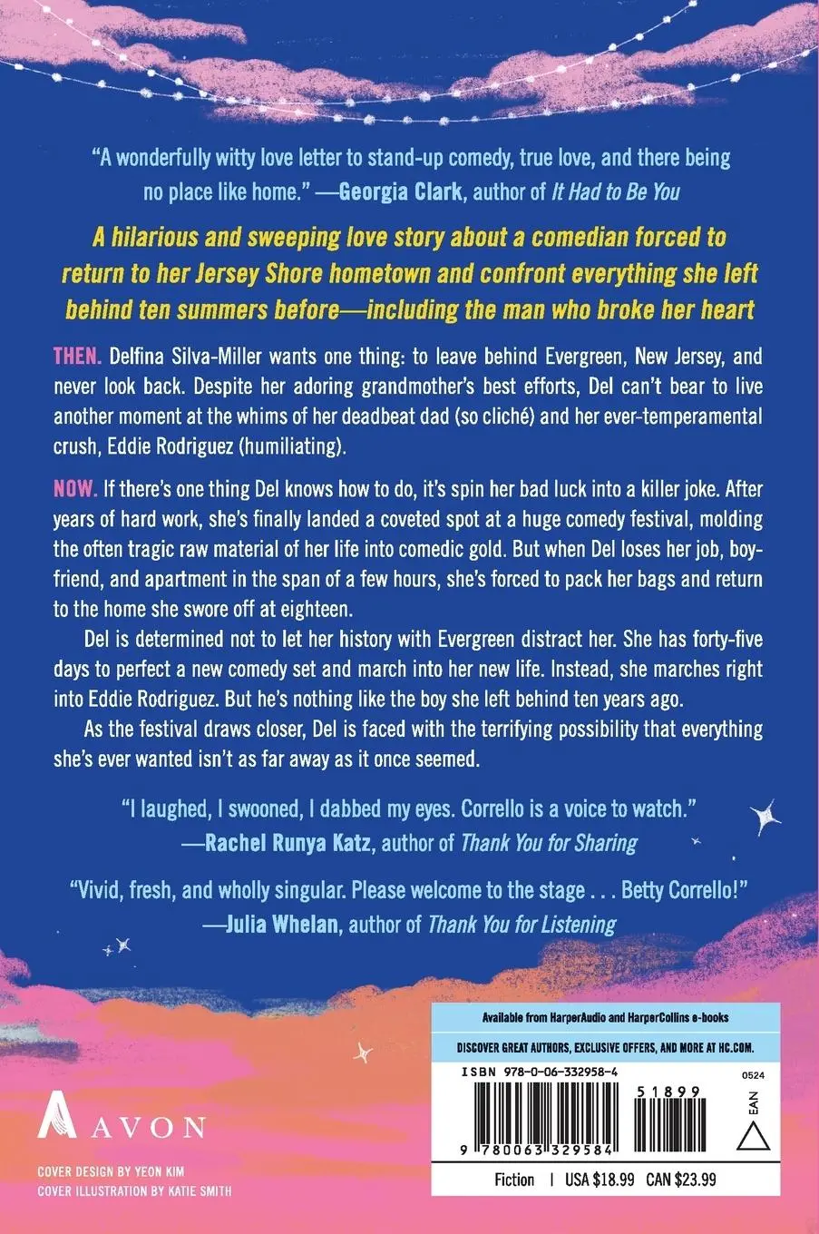 Rückseite: 9780063329584 | Summertime Punchline | A Novel | Betty Corrello | Taschenbuch | 2024