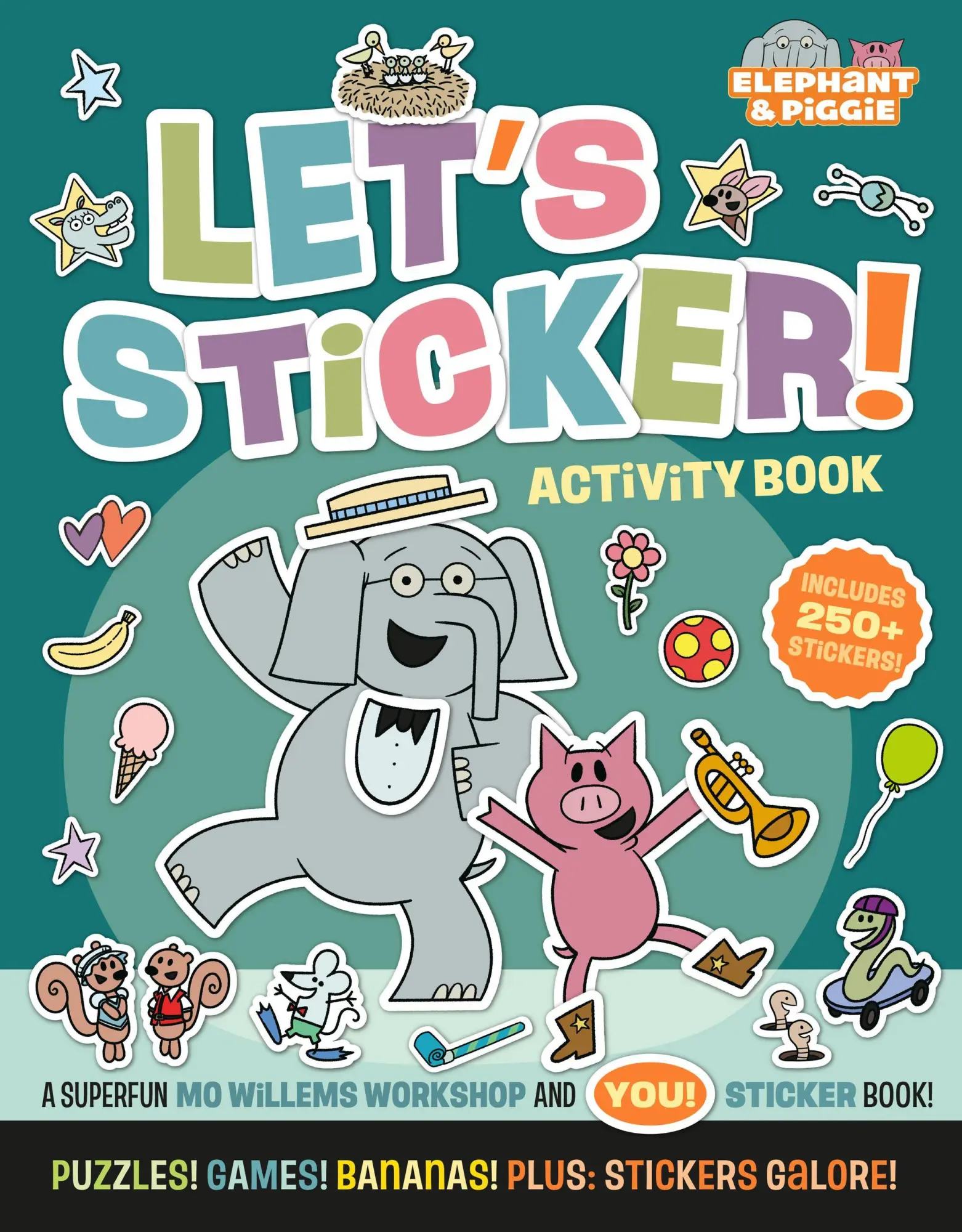 Cover: 9781454999584 | Elephant &amp; Piggie: Let's Sticker! | Mo Willems Workshop | Taschenbuch