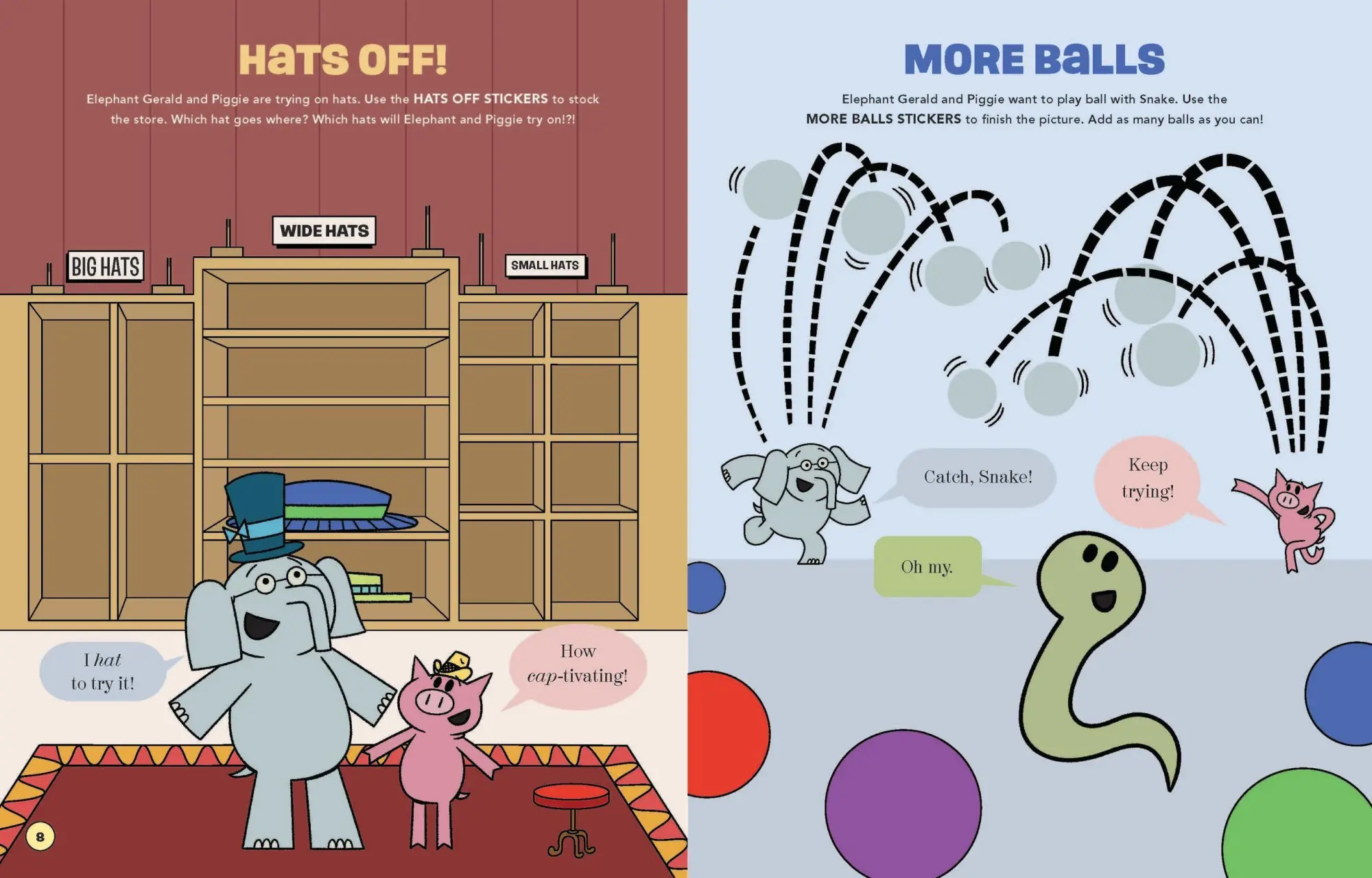 Bild: 9781454999584 | Elephant &amp; Piggie: Let's Sticker! | Mo Willems Workshop | Taschenbuch