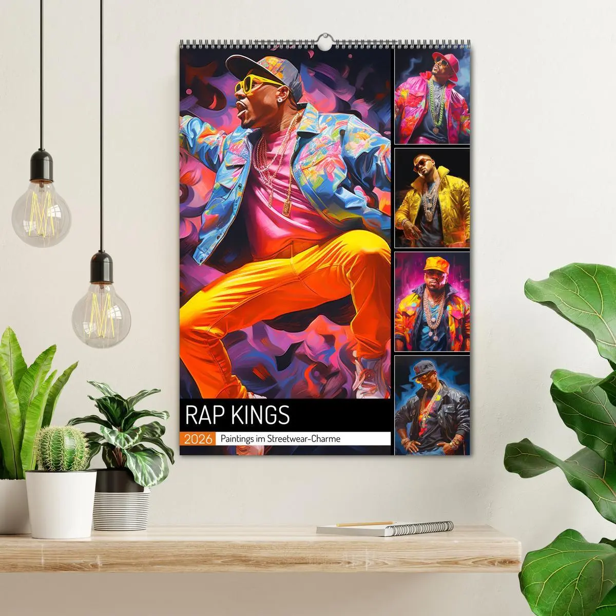 Bild: 9783516309584 | Rap Kings. Paintings im Streetwear-Charme (Wandkalender 2026 DIN A2...