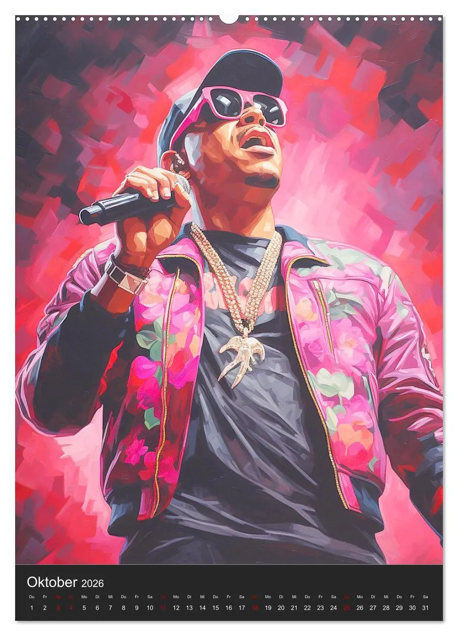 Bild: 9783516309584 | Rap Kings. Paintings im Streetwear-Charme (Wandkalender 2026 DIN A2...