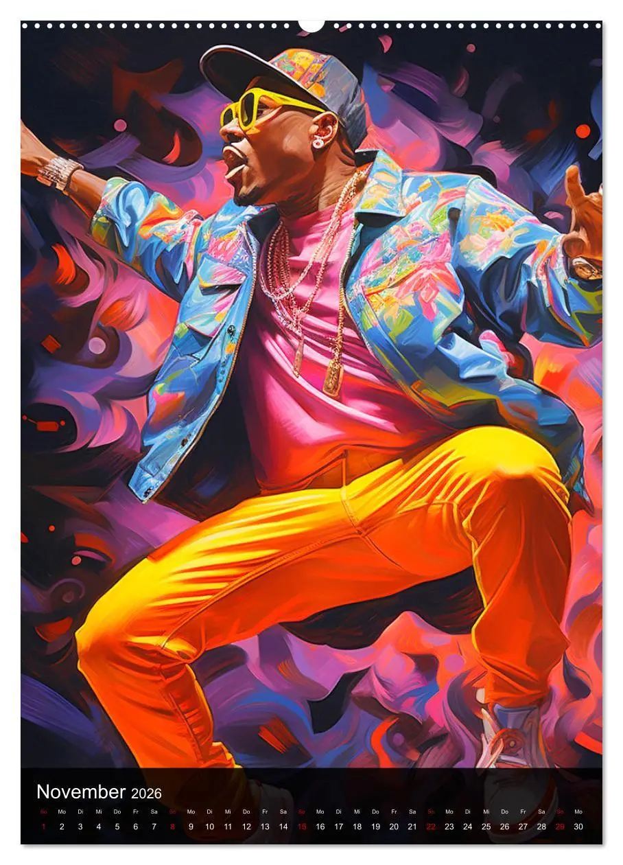 Bild: 9783516309584 | Rap Kings. Paintings im Streetwear-Charme (Wandkalender 2026 DIN A2...