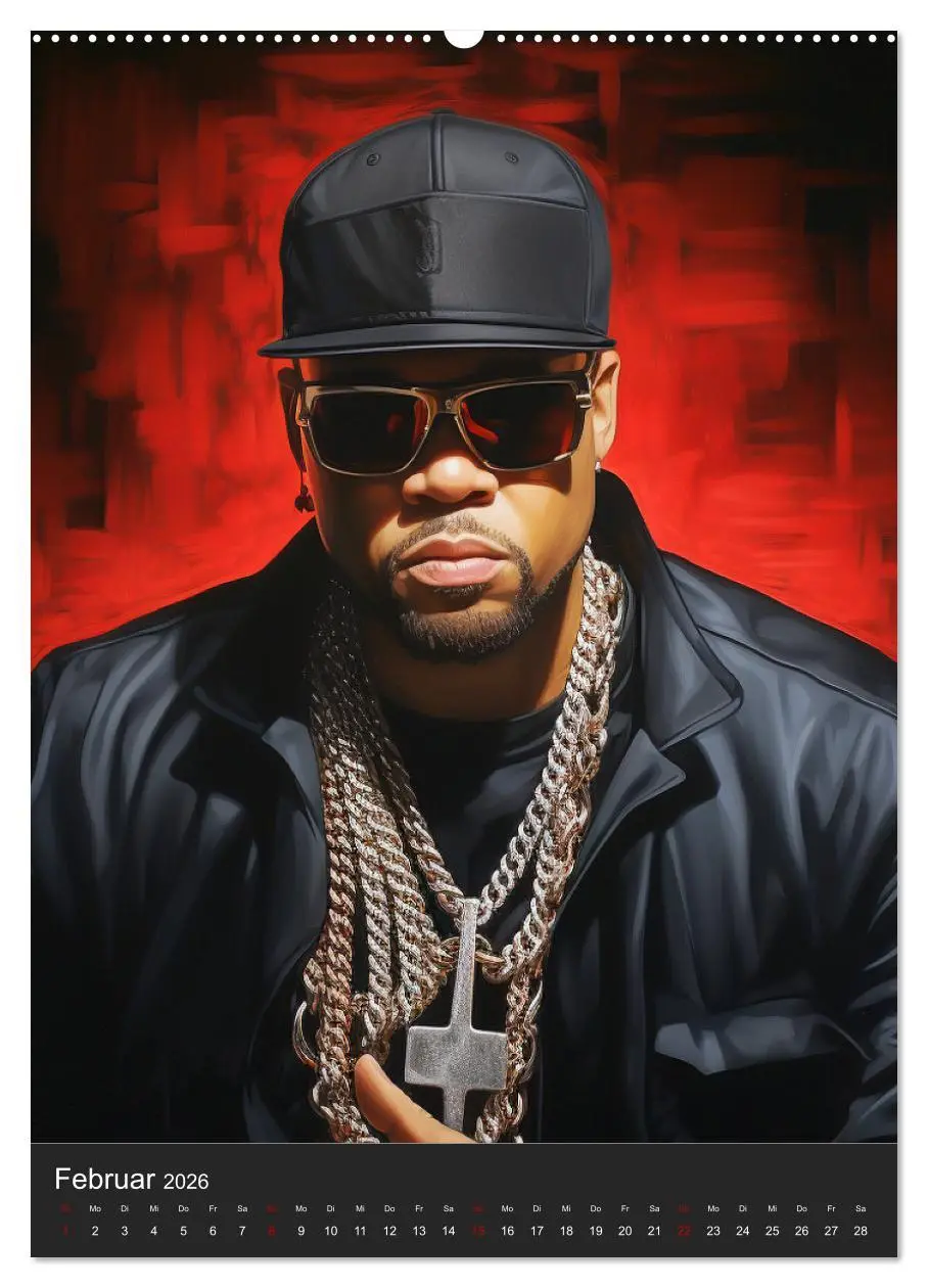 Bild: 9783516309584 | Rap Kings. Paintings im Streetwear-Charme (Wandkalender 2026 DIN A2...