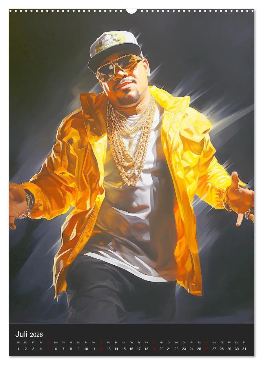 Bild: 9783516309584 | Rap Kings. Paintings im Streetwear-Charme (Wandkalender 2026 DIN A2...