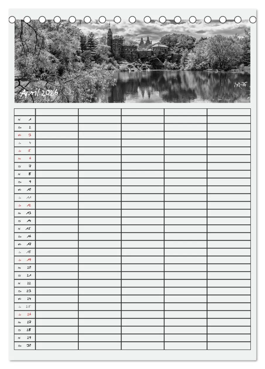 Bild: 9783516479584 | NEW YORK CITY Teamplaner (Tischkalender 2026 DIN A5 hoch), CALVENDO...