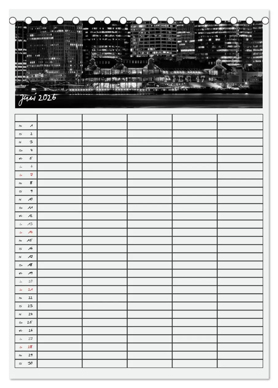 Bild: 9783516479584 | NEW YORK CITY Teamplaner (Tischkalender 2026 DIN A5 hoch), CALVENDO...