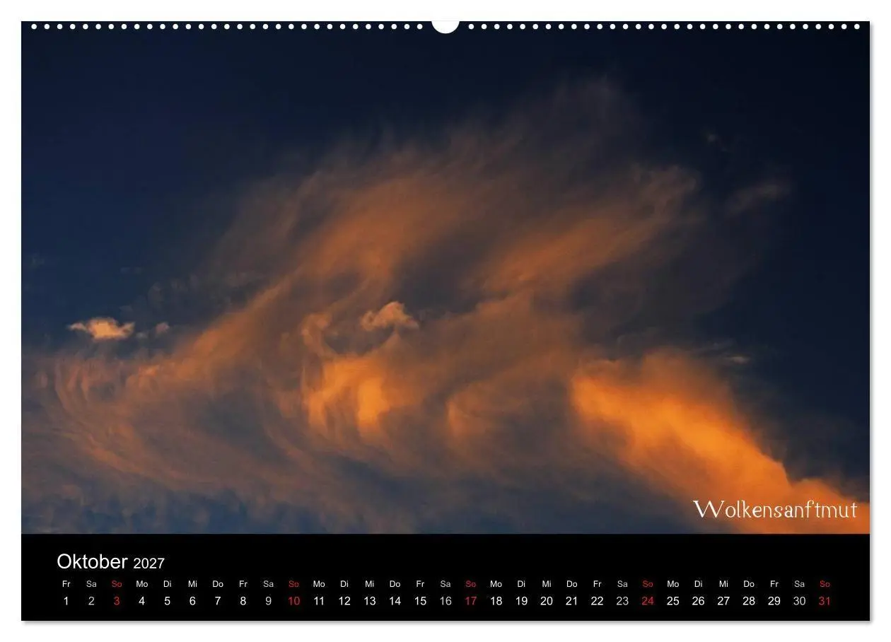 Bild: 9783594219584 | Wolken-Kunstwerke (Wandkalender 2027 DIN A2 quer), CALVENDO...