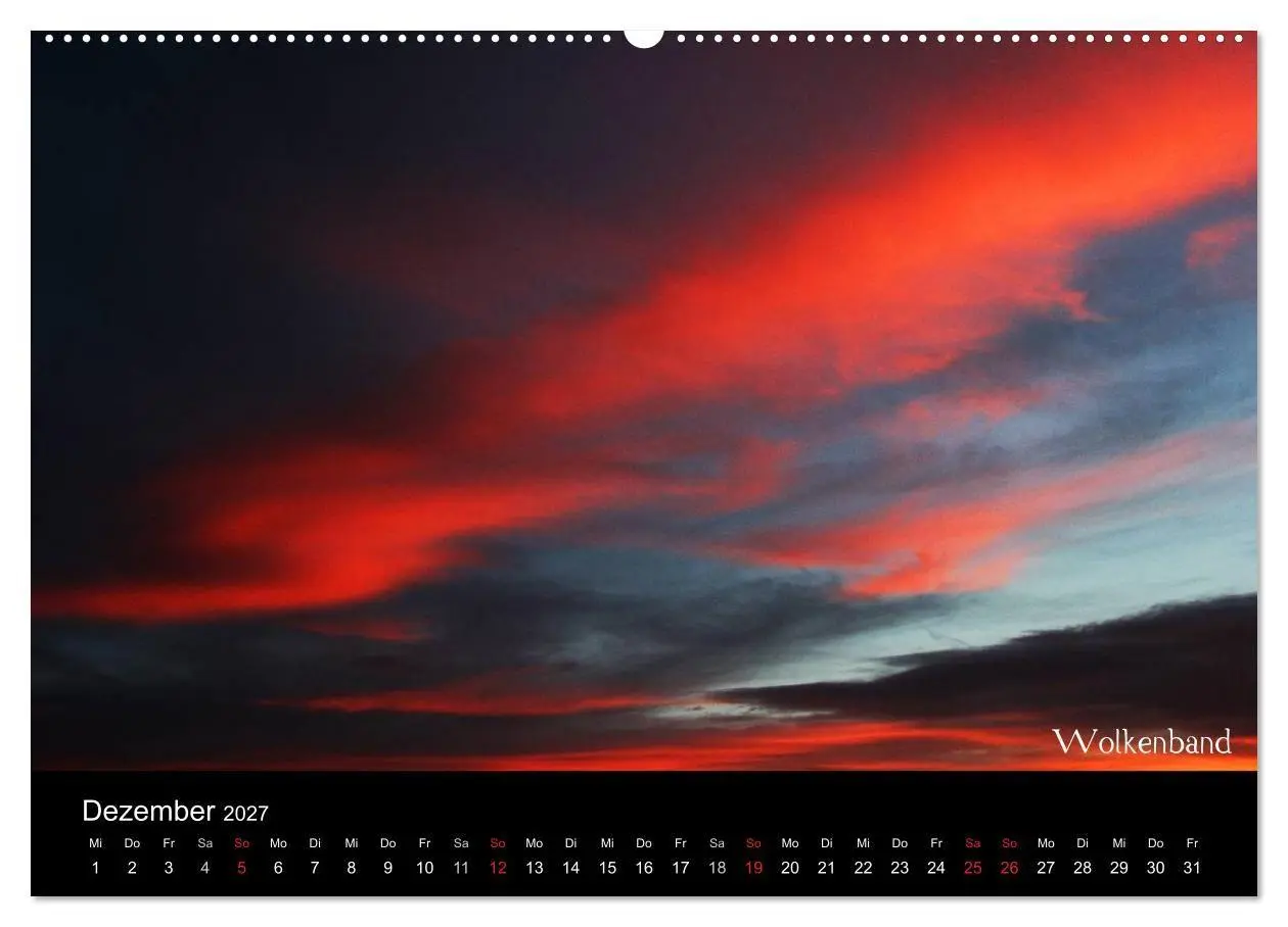 Bild: 9783594219584 | Wolken-Kunstwerke (Wandkalender 2027 DIN A2 quer), CALVENDO...
