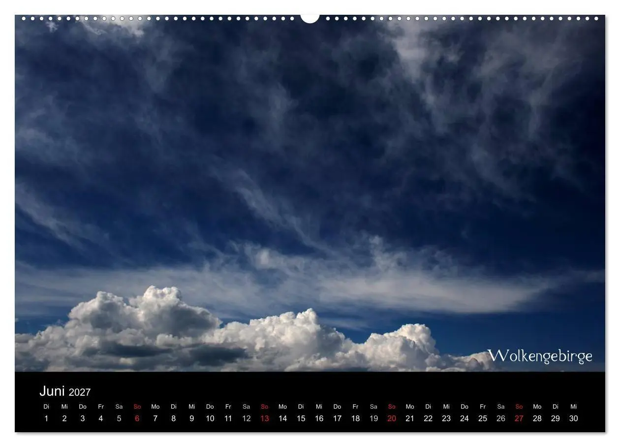 Bild: 9783594219584 | Wolken-Kunstwerke (Wandkalender 2027 DIN A2 quer), CALVENDO...