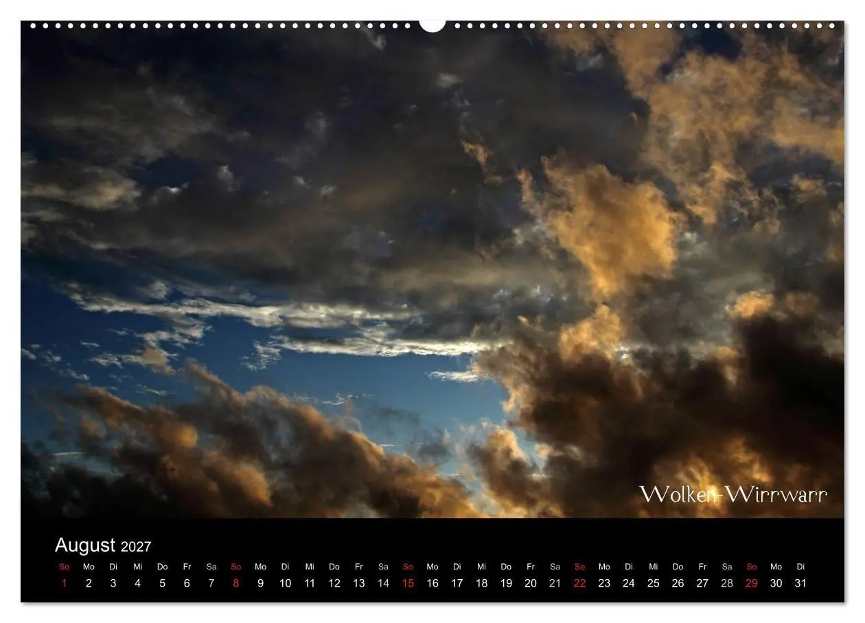Bild: 9783594219584 | Wolken-Kunstwerke (Wandkalender 2027 DIN A2 quer), CALVENDO...