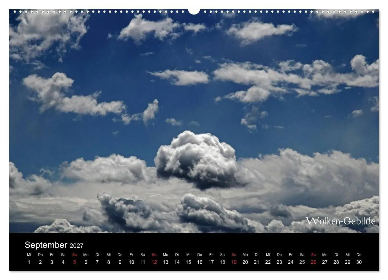 Bild: 9783594219584 | Wolken-Kunstwerke (Wandkalender 2027 DIN A2 quer), CALVENDO...
