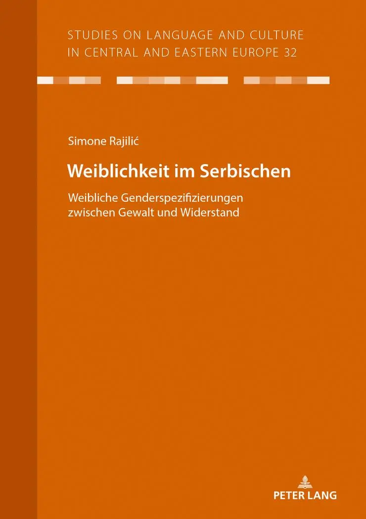 Cover: 9783631769584 | Weiblichkeit im Serbischen | Rajili¿ Simone | Taschenbuch | 368 S.