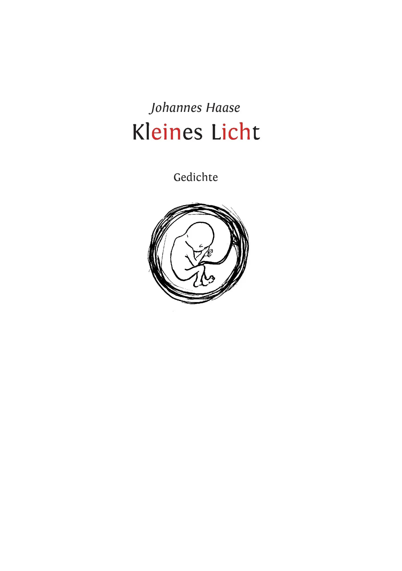 Cover: 9783744869584 | Kleines Licht | Gedichte | Johannes Haase | Taschenbuch | 80 S. | 2017