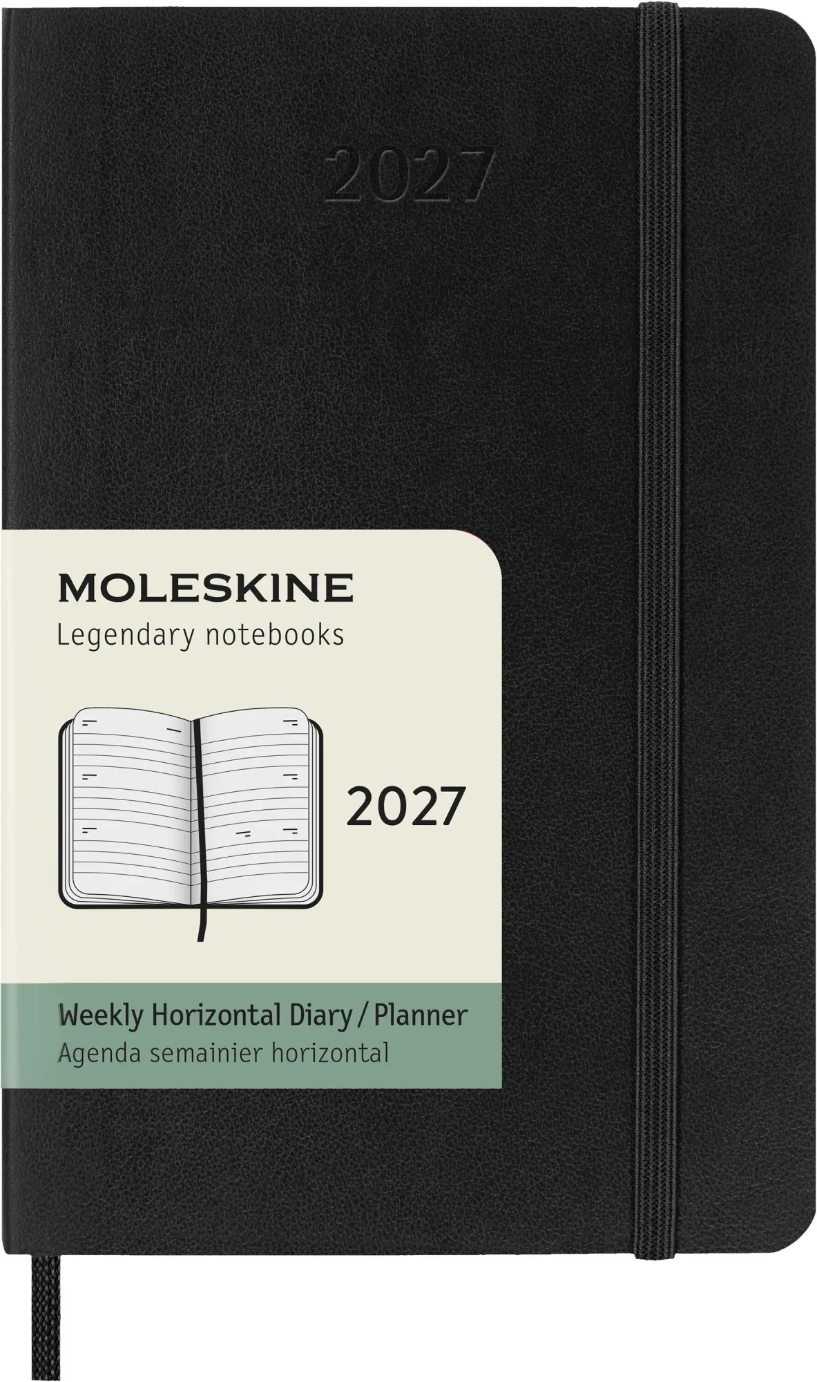 Cover: 8056999279684 | Moleskine 12 Monate Wochen Notizkalender 2027, Pocket/A6, 1 Wo = 2...