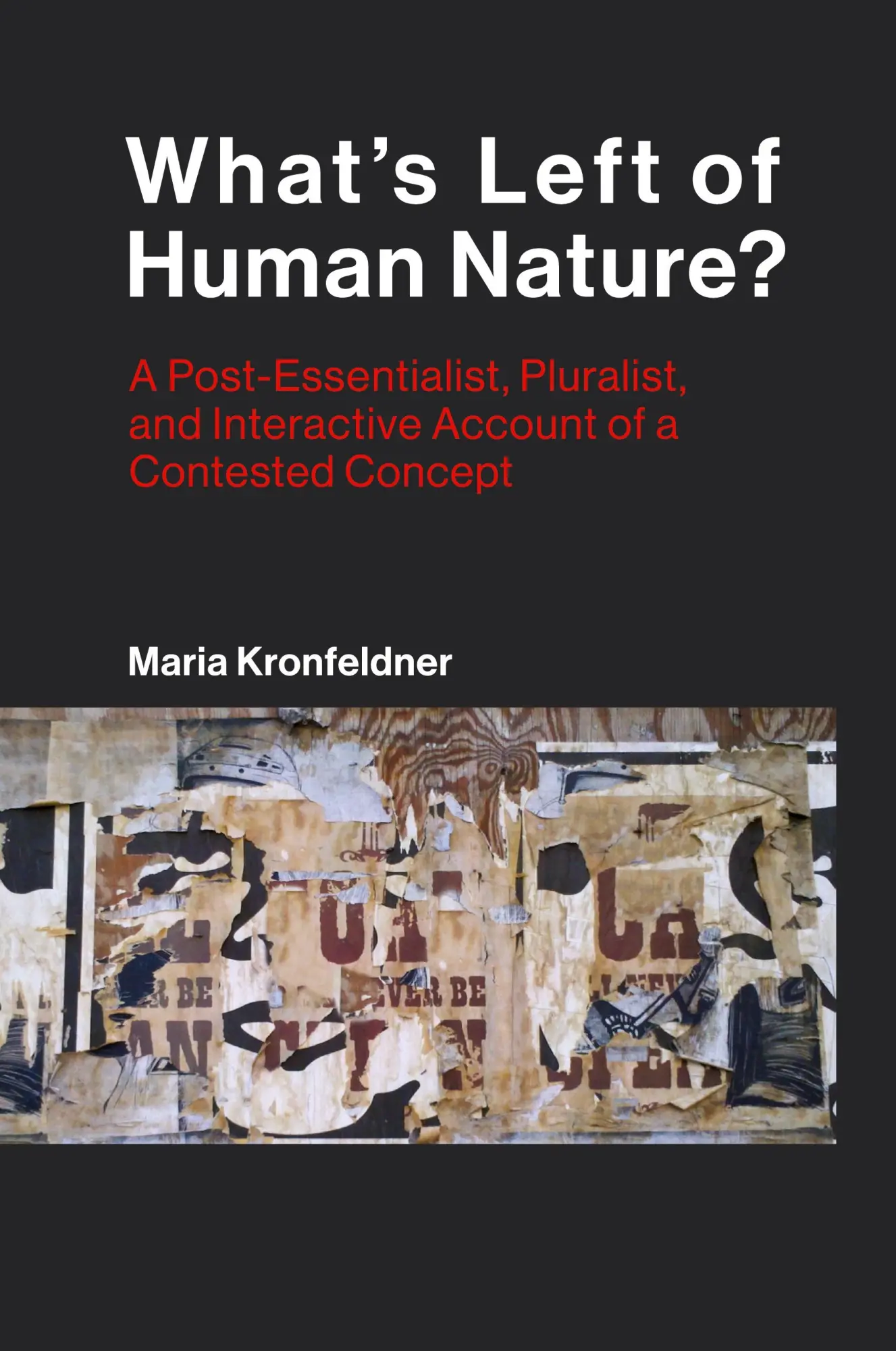 Cover: 9780262549684 | What's Left of Human Nature? | Maria Kronfeldner | Taschenbuch | 2023