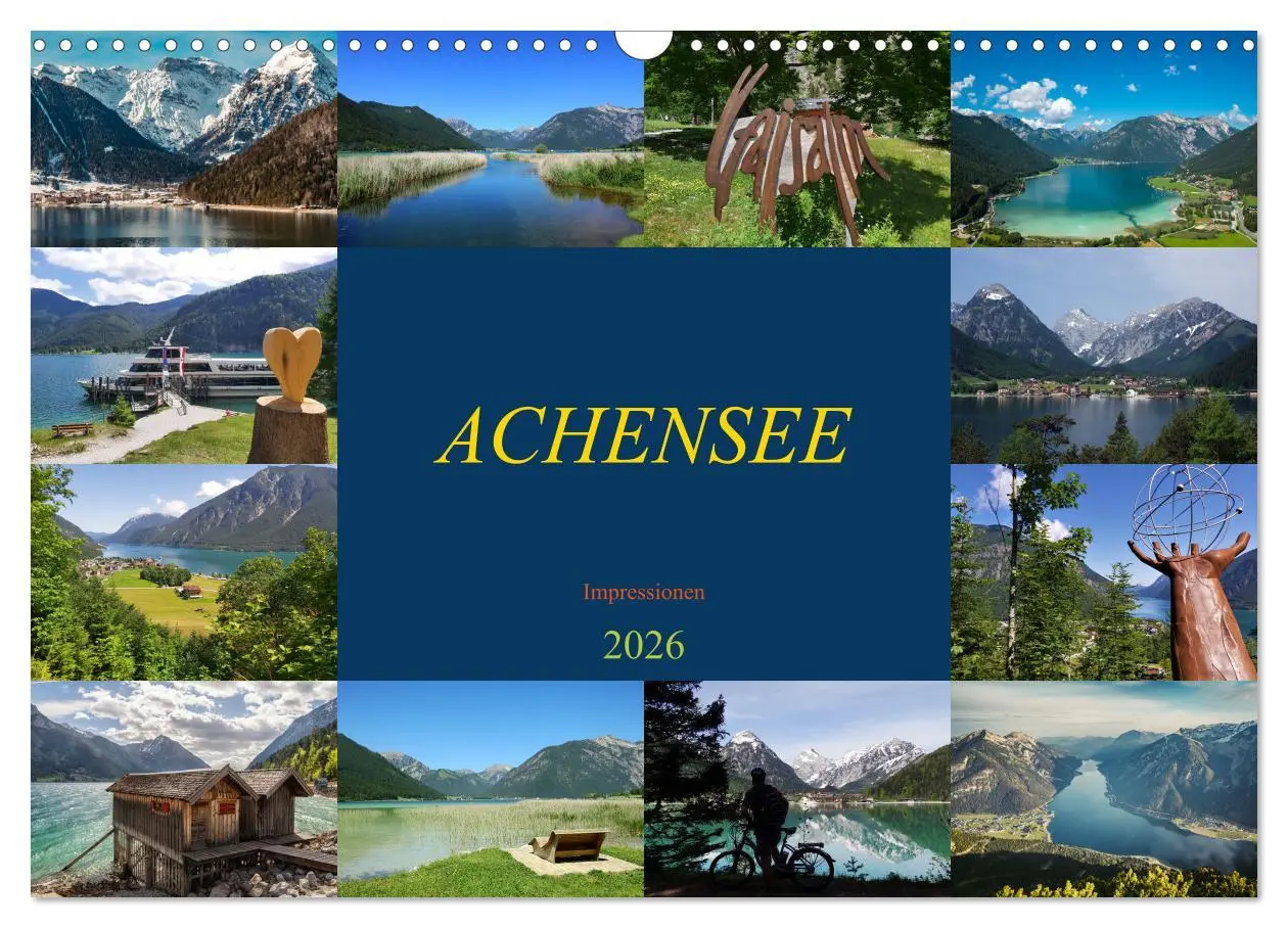Cover: 9783457519684 | ACHENSEE Impressionen (Wandkalender 2026 DIN A3 quer), CALVENDO...