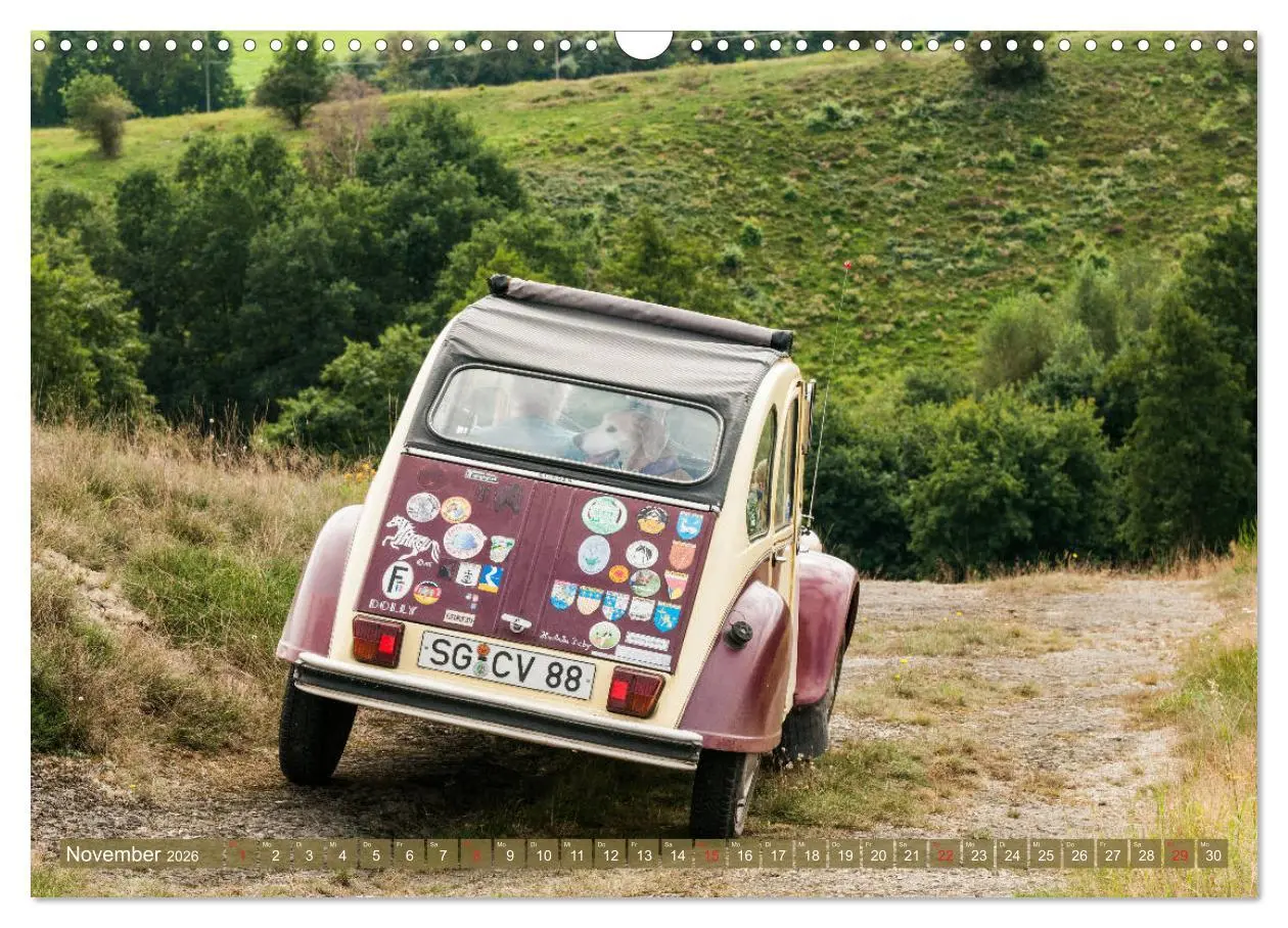 Bild: 9783457759684 | Citroën 2 CV - Zum Kippen zu schade (Wandkalender 2026 DIN A3...