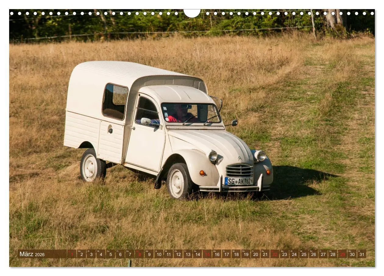 Bild: 9783457759684 | Citroën 2 CV - Zum Kippen zu schade (Wandkalender 2026 DIN A3...