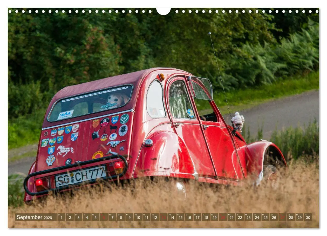 Bild: 9783457759684 | Citroën 2 CV - Zum Kippen zu schade (Wandkalender 2026 DIN A3...