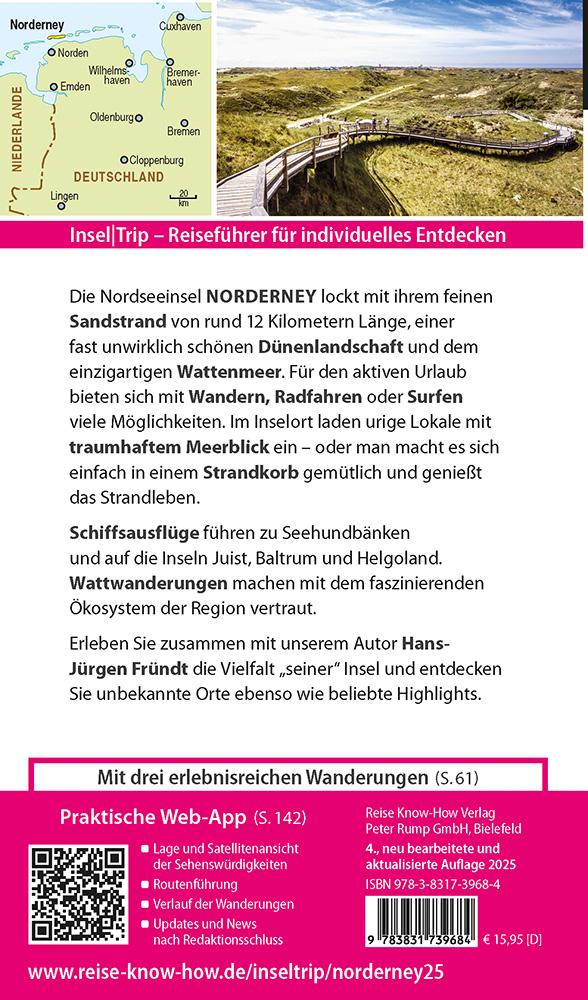 Rückseite: 9783831739684 | Reise Know-How InselTrip Norderney | Hans-Jürgen Fründt | Taschenbuch