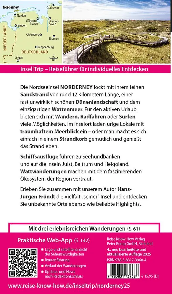 Rückseite: 9783831739684 | Reise Know-How InselTrip Norderney | Hans-Jürgen Fründt | Taschenbuch