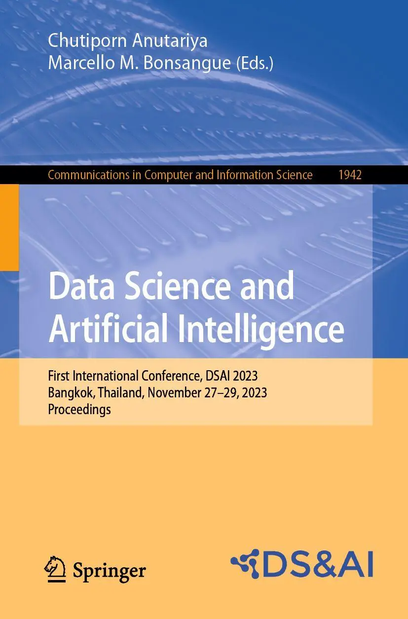 Cover: 9789819979684 | Data Science and Artificial Intelligence | Chutiporn Anutariya (u. a.)