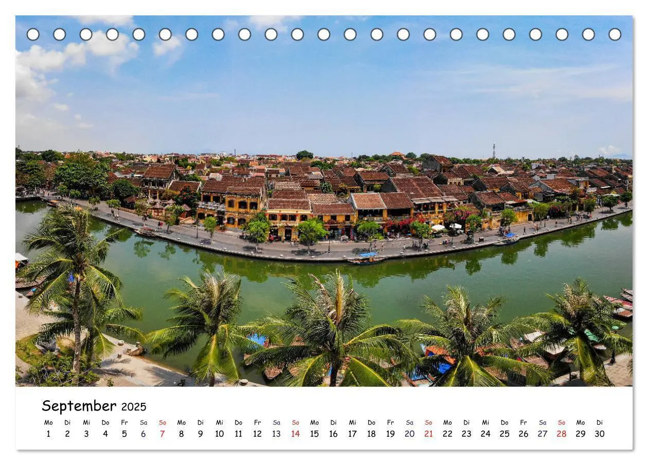 Bild: 9783435349784 | Vietnam aus der Luft (Tischkalender 2025 DIN A5 quer), CALVENDO...