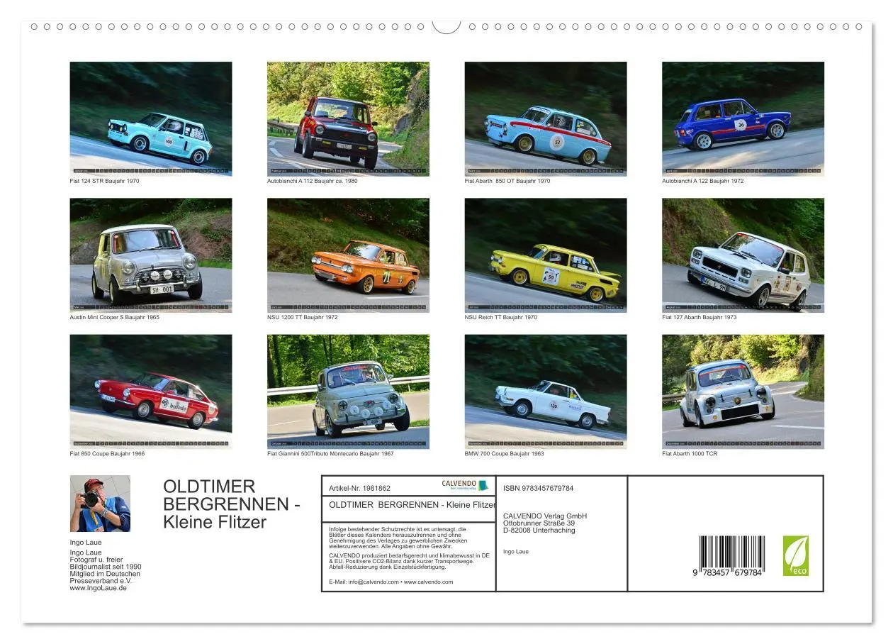 Bild: 9783457679784 | OLDTIMER BERGRENNEN - Kleine Flitzer (hochwertiger Premium...