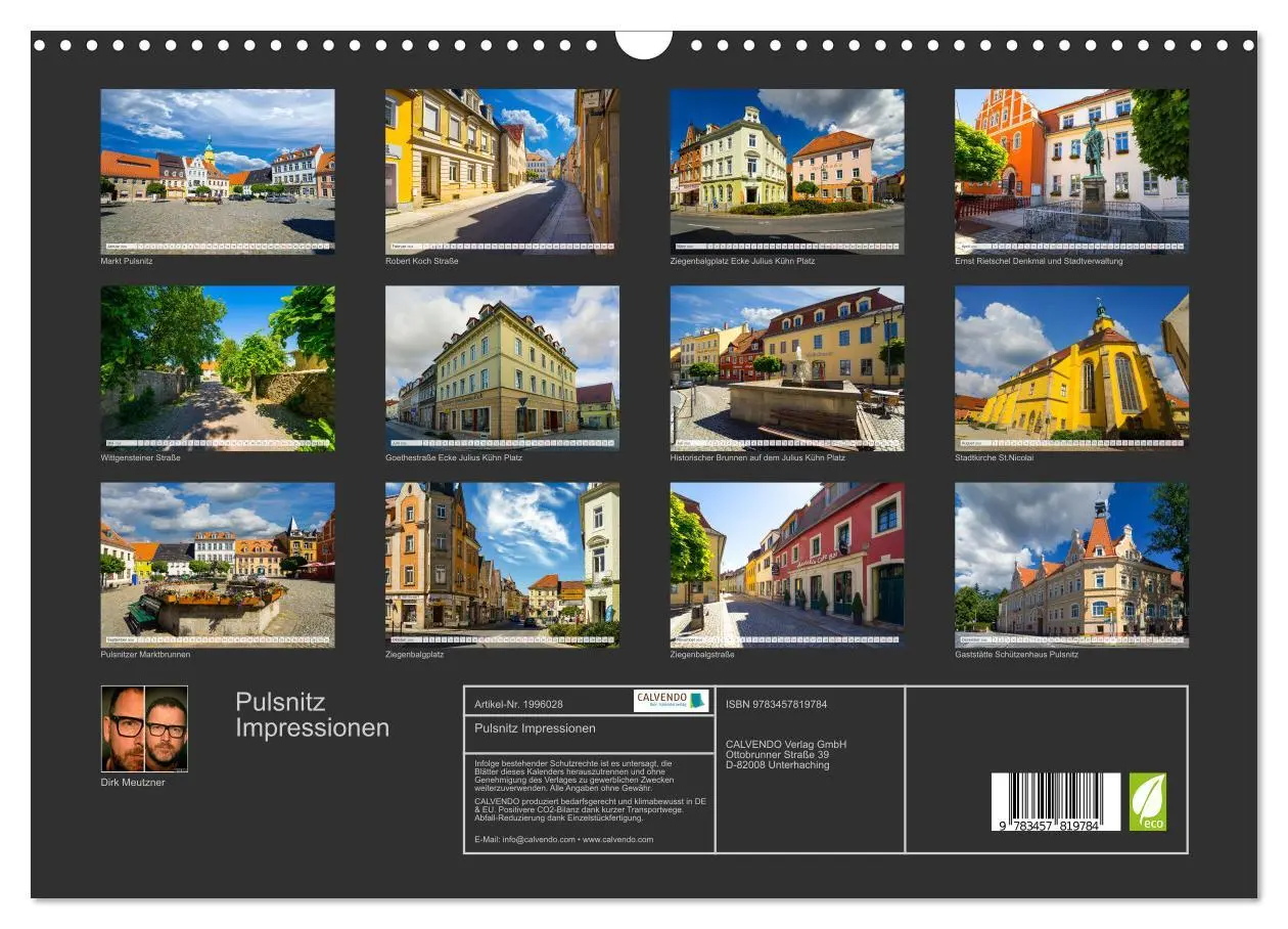 Bild: 9783457819784 | Pulsnitz Impressionen (Wandkalender 2026 DIN A3 quer), CALVENDO...