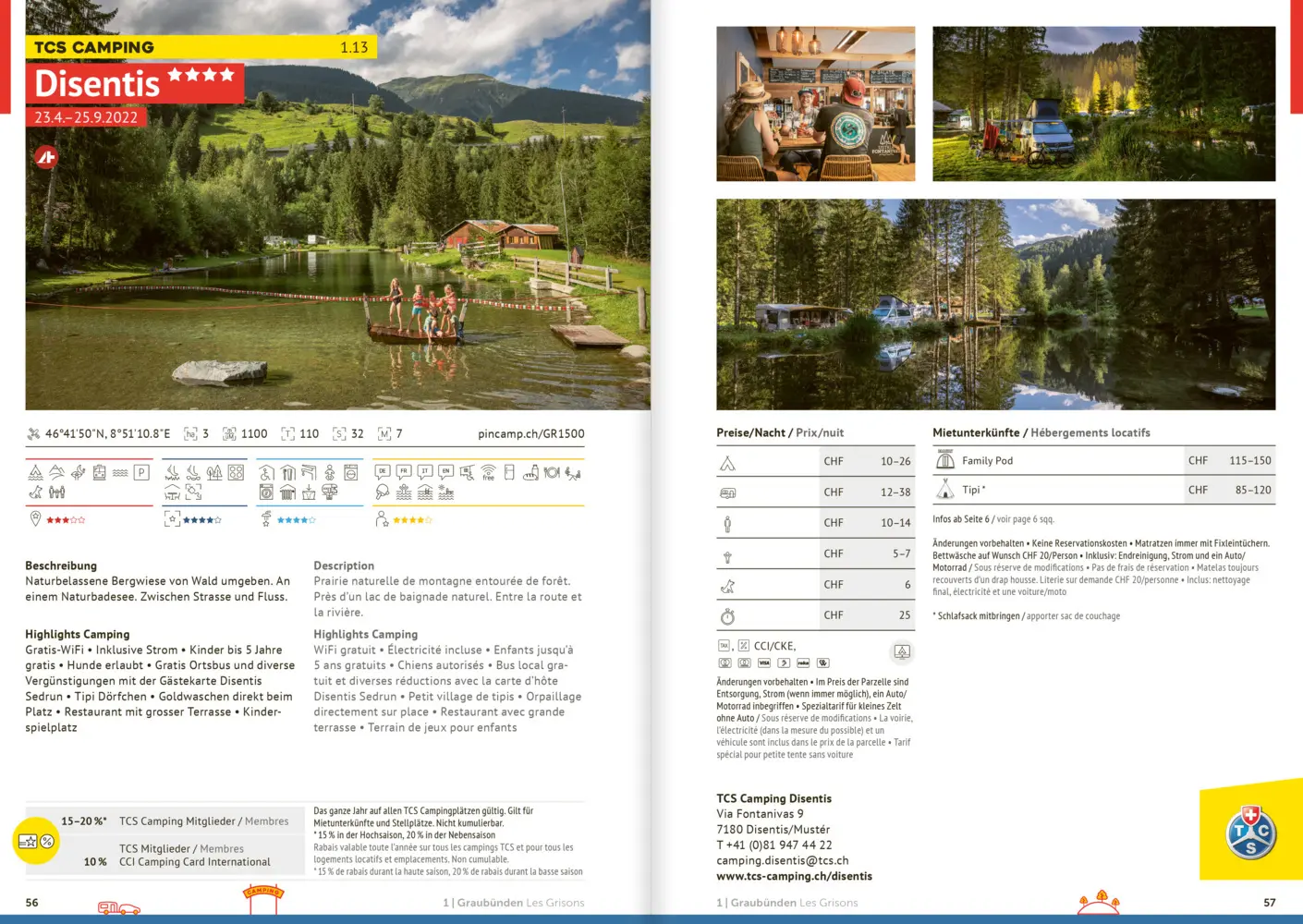 Bild: 9783828309784 | TCS Schweiz &amp; Europa Campingführer 2022 | Taschenbuch | Deutsch | 2022
