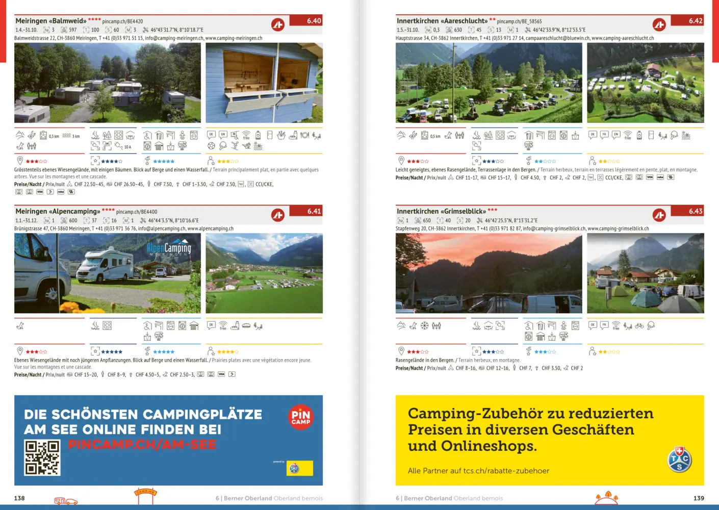 Bild: 9783828309784 | TCS Schweiz &amp; Europa Campingführer 2022 | Taschenbuch | Deutsch | 2022