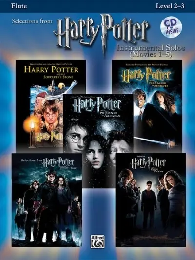 Cover: 9780739049884 | Harry Potter Movies 1-5, w. Audio-CD, for Flute | John Williams | Buch