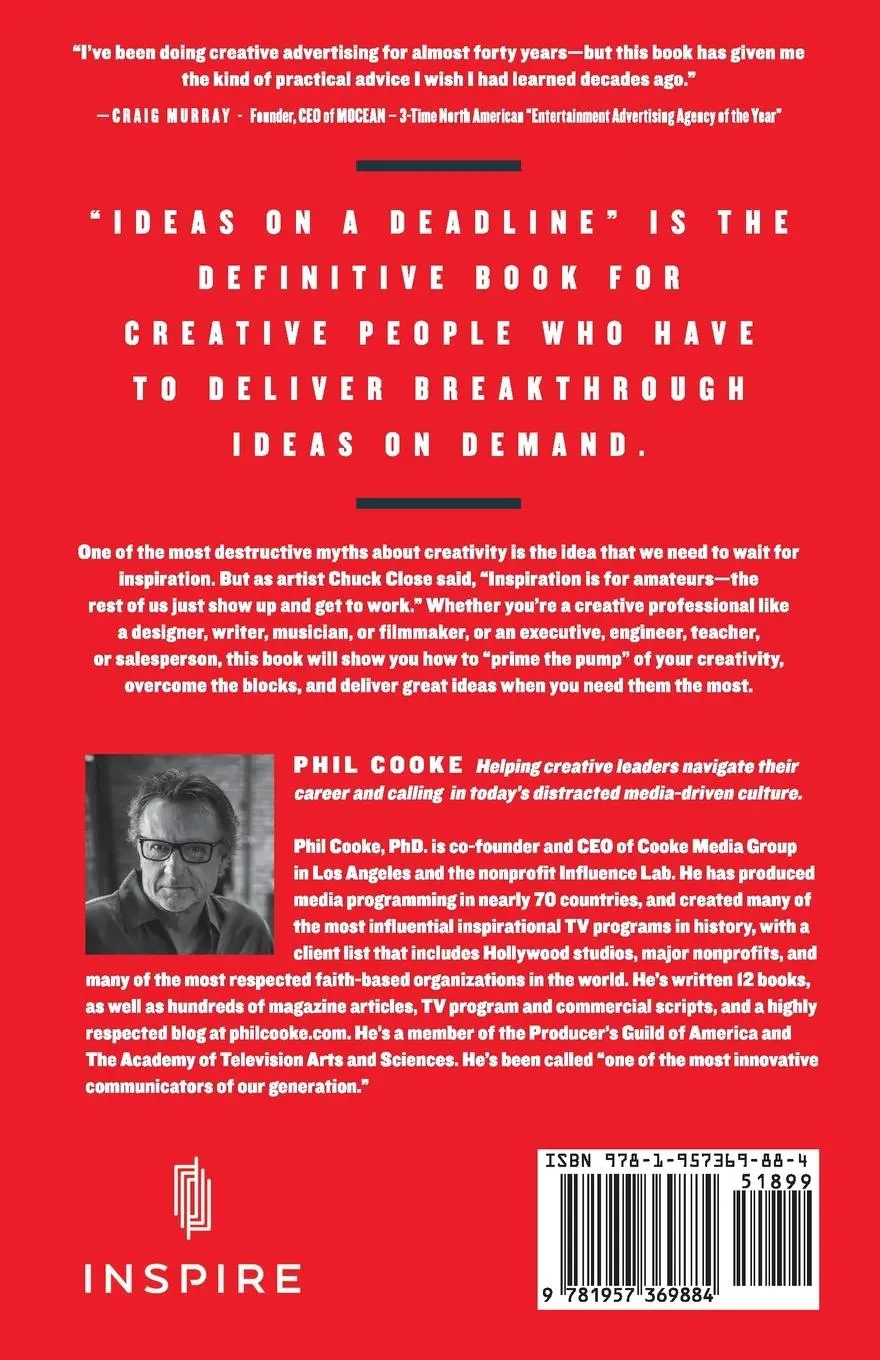 Rückseite: 9781957369884 | Ideas on a Deadline | How to Be Creative When the Clock is Ticking