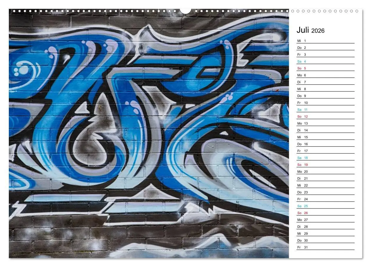 Bild: 9783457979884 | Dresden Graffiti (hochwertiger Premium Wandkalender 2026 DIN A2...